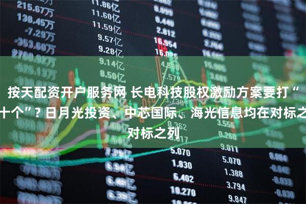 按天配资开户服务网 长电科技股权激励方案要打“二十个”? 日月光投资、中芯国际、海光信息均在对标之列